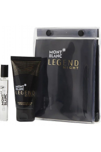 Mont Blanc Legend Night pánsky Set edp 7,5ml + balzam po holení 50ml + kozmetická taška Mont Blanc Obrázok pre Mont Blanc Legend Night pánsky Set edp 7,5ml + balzam po holení 50ml + kozmetická taška Mont Blanc