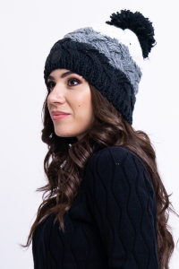 Budmil dámska pletená čiapka s brmbolcom Obrázok pre Budmil dámska pletená čiapka s brmbolcom