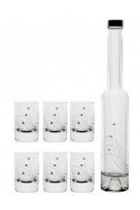 SEFľaša Platina + poháre Spirit 30538 Swarovski Crystals (1+6KS) Obrázok pre SEFľaša Platina + poháre Spirit 30538 Swarovski Crystals (1+6KS)