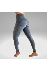Legíny Push up grey Velur Yastraby Obrázok pre Legíny Push up grey Velur Yastraby