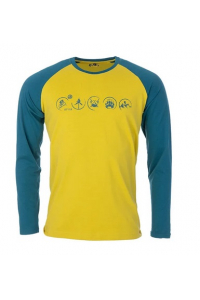 O'STYLE PÁNSKÉ TRIKO JOY žlutomodré Obrázok pre O'STYLE PÁNSKÉ TRIKO JOY žlutomodré