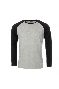 O'STYLE PÁNKSÉ TRIKO RAGLAN LONG II šedočerné Obrázok pre O'STYLE PÁNKSÉ TRIKO RAGLAN LONG II šedočerné