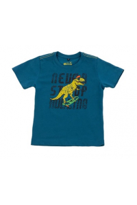 O'STYLE DĚTSKÉ TRIKO DINO petrolové Obrázok pre O'STYLE DĚTSKÉ TRIKO DINO petrolové