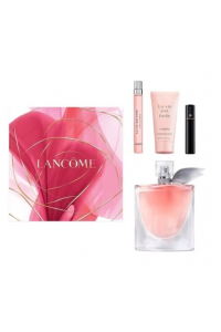LANCOME La Vie Est Belle darčeková sada EDP 100 ml + 50ml telové mlieko + edp 10ml + čierna mascara 2ml pre ženy Obrázok pre LANCOME La Vie Est Belle darčeková sada EDP 100 ml + 50ml telové mlieko + edp 10ml + čierna mascara 2ml pre ženy