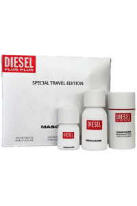 Diesel Plus Plus Masculine darčeková sada edt 75ml + edt 30ml + tuhý deodorant stick 75ml pre mužov Obrázok pre Diesel Plus Plus Masculine darčeková sada edt 75ml + edt 30ml + tuhý deodorant stick 75ml pre mužov