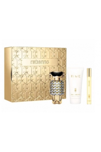 Paco Rabanne Fame darčeková sada edp 50ml edp 10ml telové mlieko 75ml pre ženy Obrázok pre Paco Rabanne Fame darčeková sada edp 50ml edp 10ml telové mlieko 75ml pre ženy