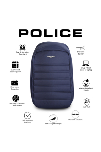 POLICE Screw batoh PT1672270_3-5 Obrázok pre POLICE Screw batoh PT1672270_3-5